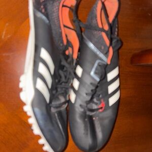 Adidas Black and White Soccer Cleats